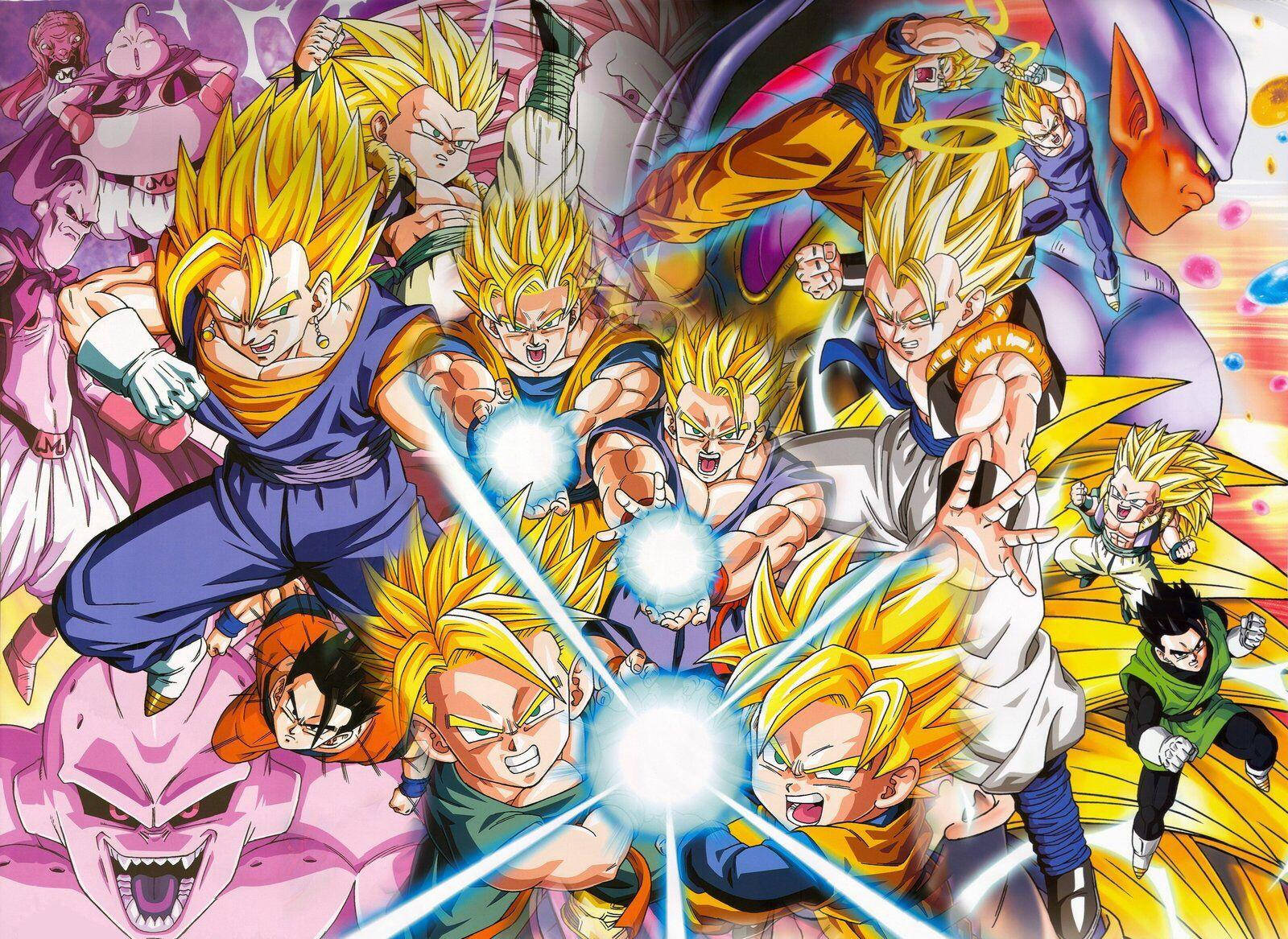 Download Dragon Ball Cast Featuring Goten Wallpaper 