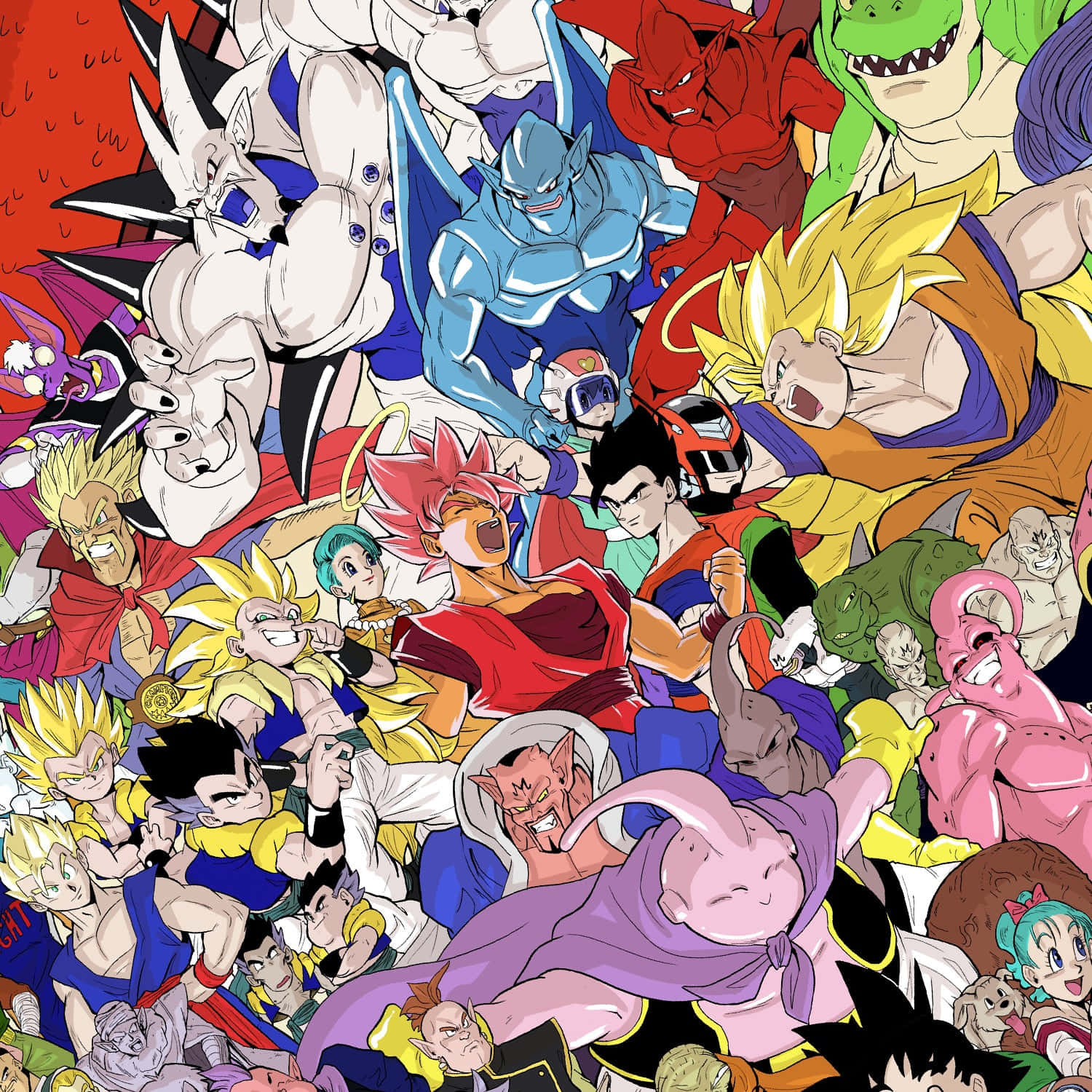 Popular Dragon Ball Characters Wallpaper