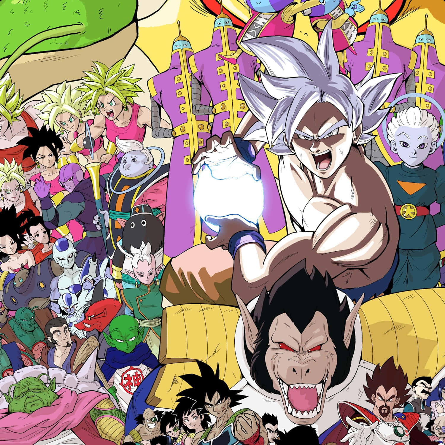 Maak Je Klaar Om De Kracht Van De Dragon Ball-personages Te Verkennen! Achtergrond