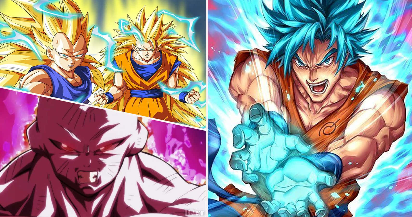 Iconic Dragon Ball Characters - Goku, Vegeta&Broly Wallpaper