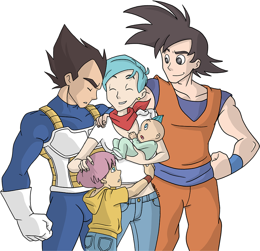 Dragon Ball Family Portrait PNG