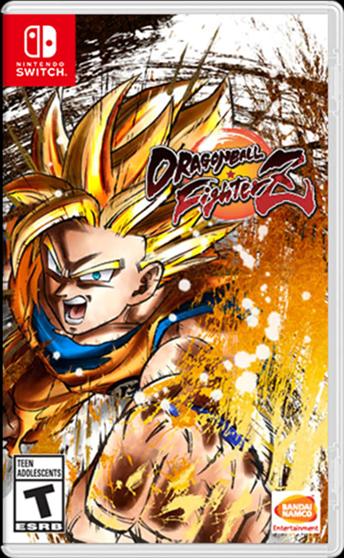 Dragon Ball Fighter Z Nintendo Switch Cover Art PNG