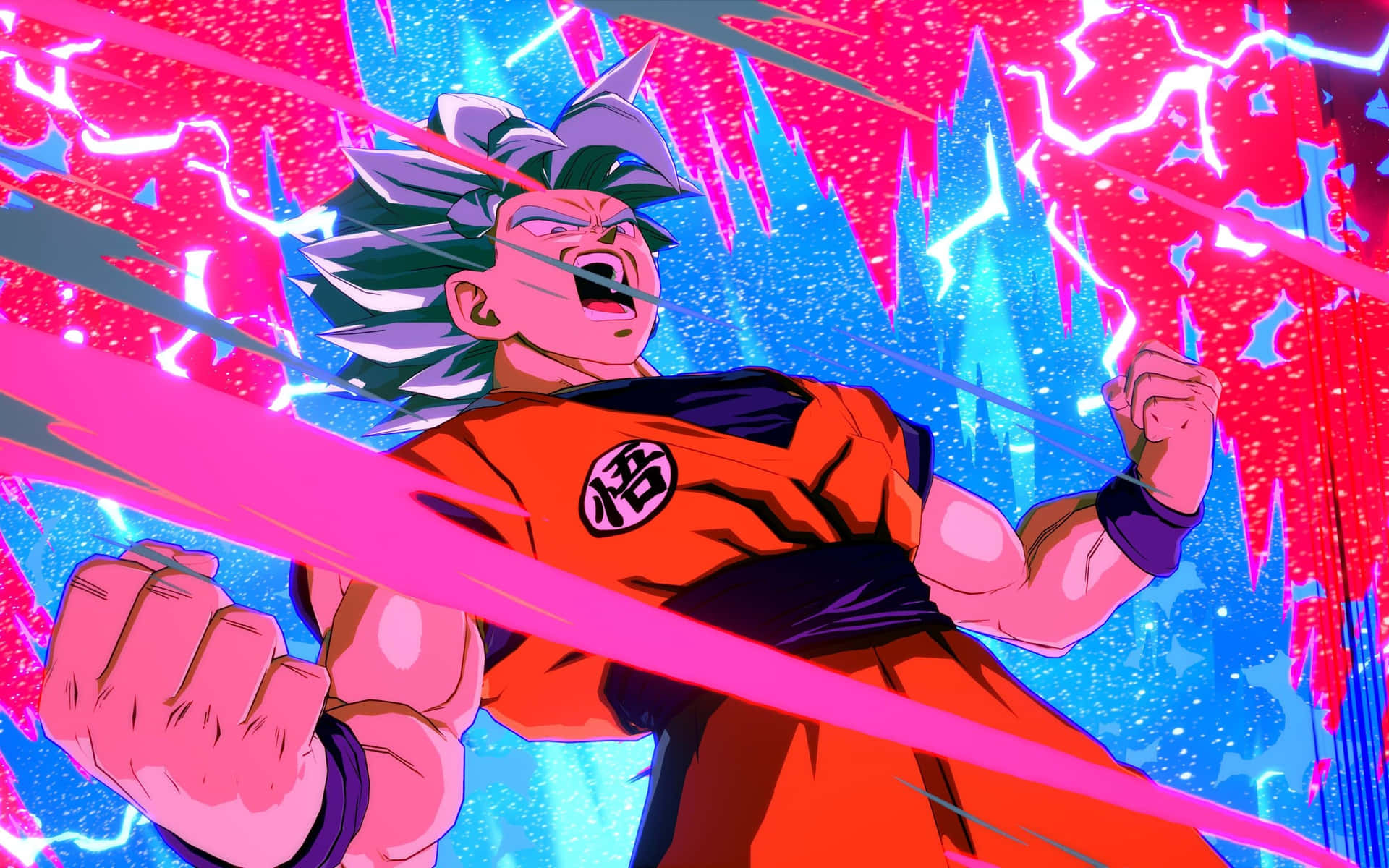 Ride the Lightning and Fight Like a Star in DRAGON BALL FighterZ" Wallpaper