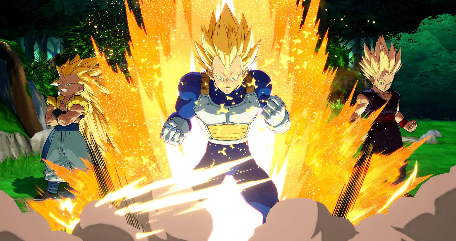 Get Ready for the Ultimate Action-Packed Fight with Dragon Ball Fighterz Wallpaper