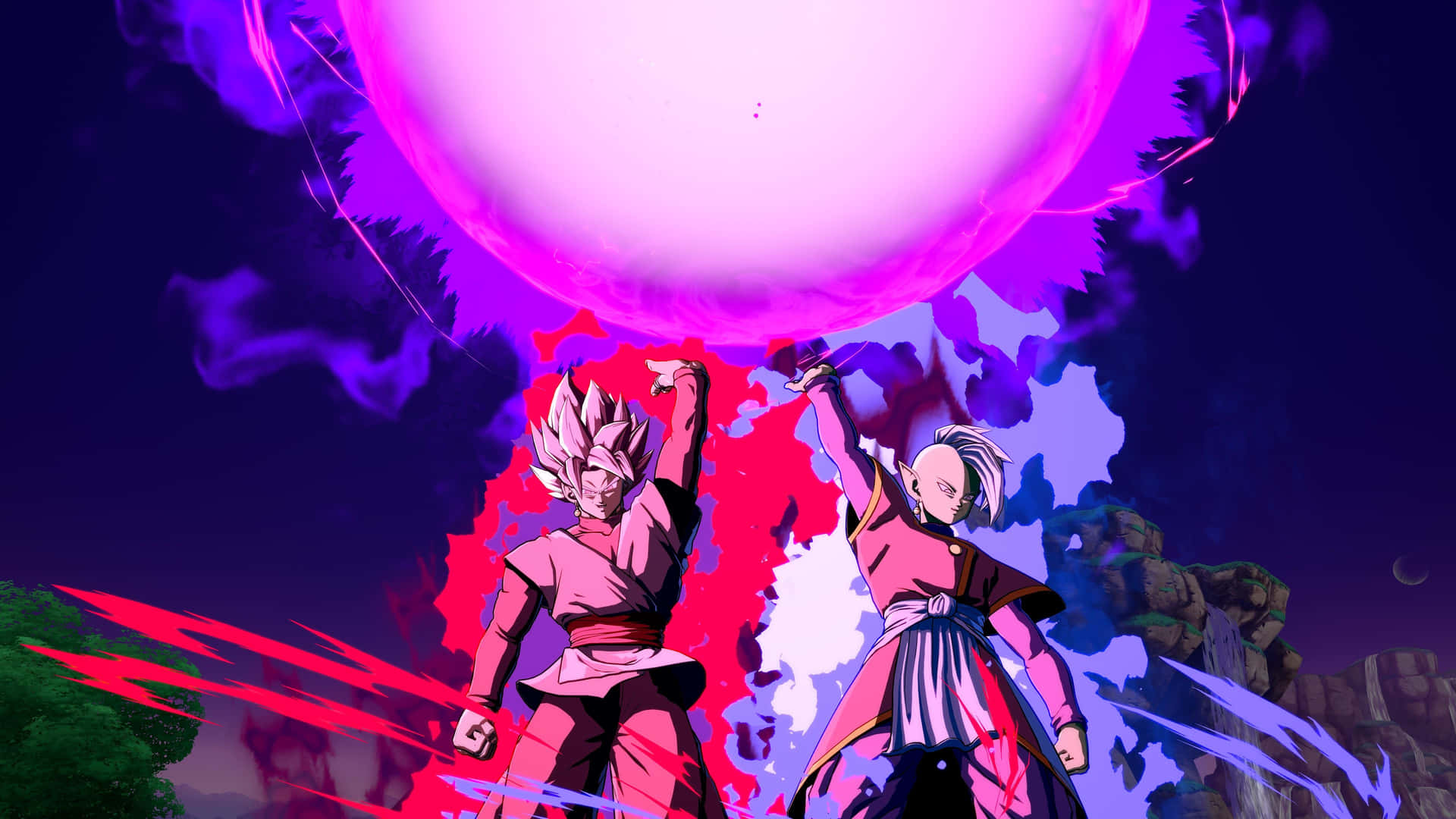 Unlock Your Potential with DRAGON BALL FighterZ" Wallpaper