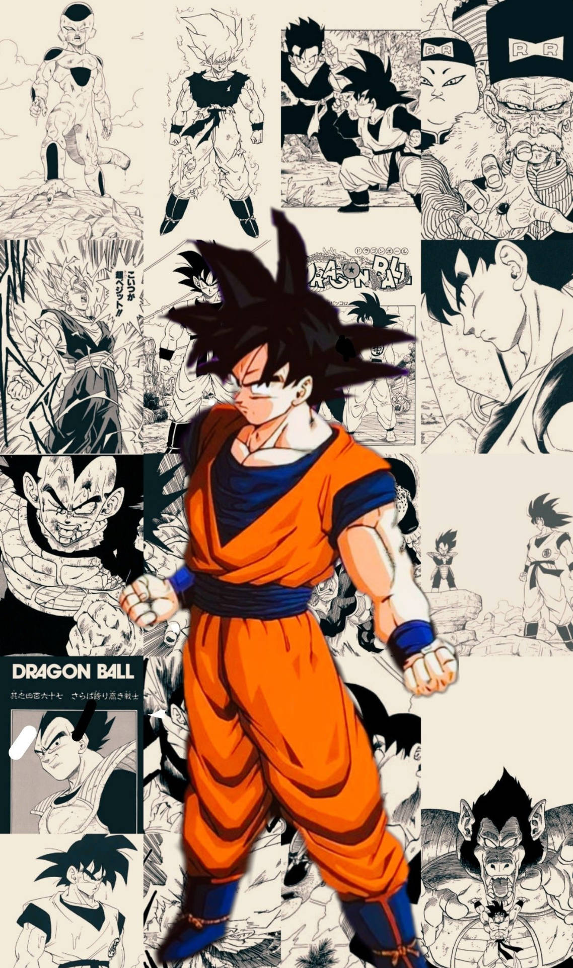 Goku Manga Panel | Sticker