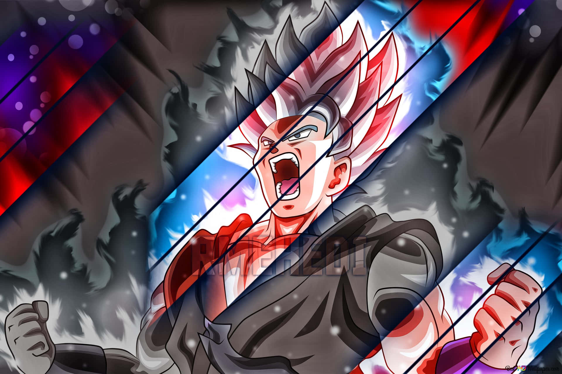 Goku når nye højder i Ultra Instinkt Form Wallpaper