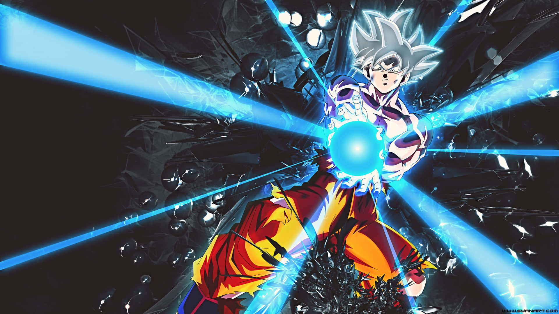 "The Might of Ultra Instinct Goku" Wallpaper