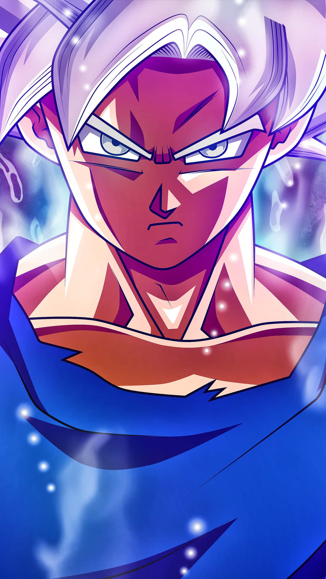 Power Unleashed - Dragon Ball's Goku Achieves Ultra Instinct Wallpaper
