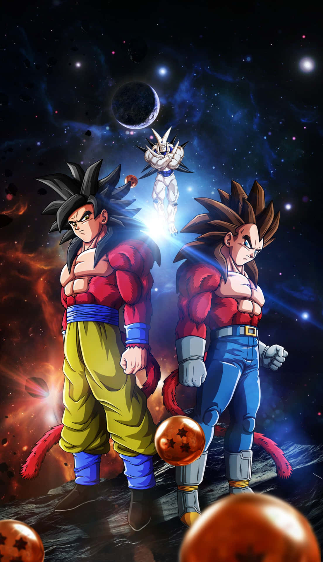Download Goku & Uub training in Dragon Ball GT Wallpaper