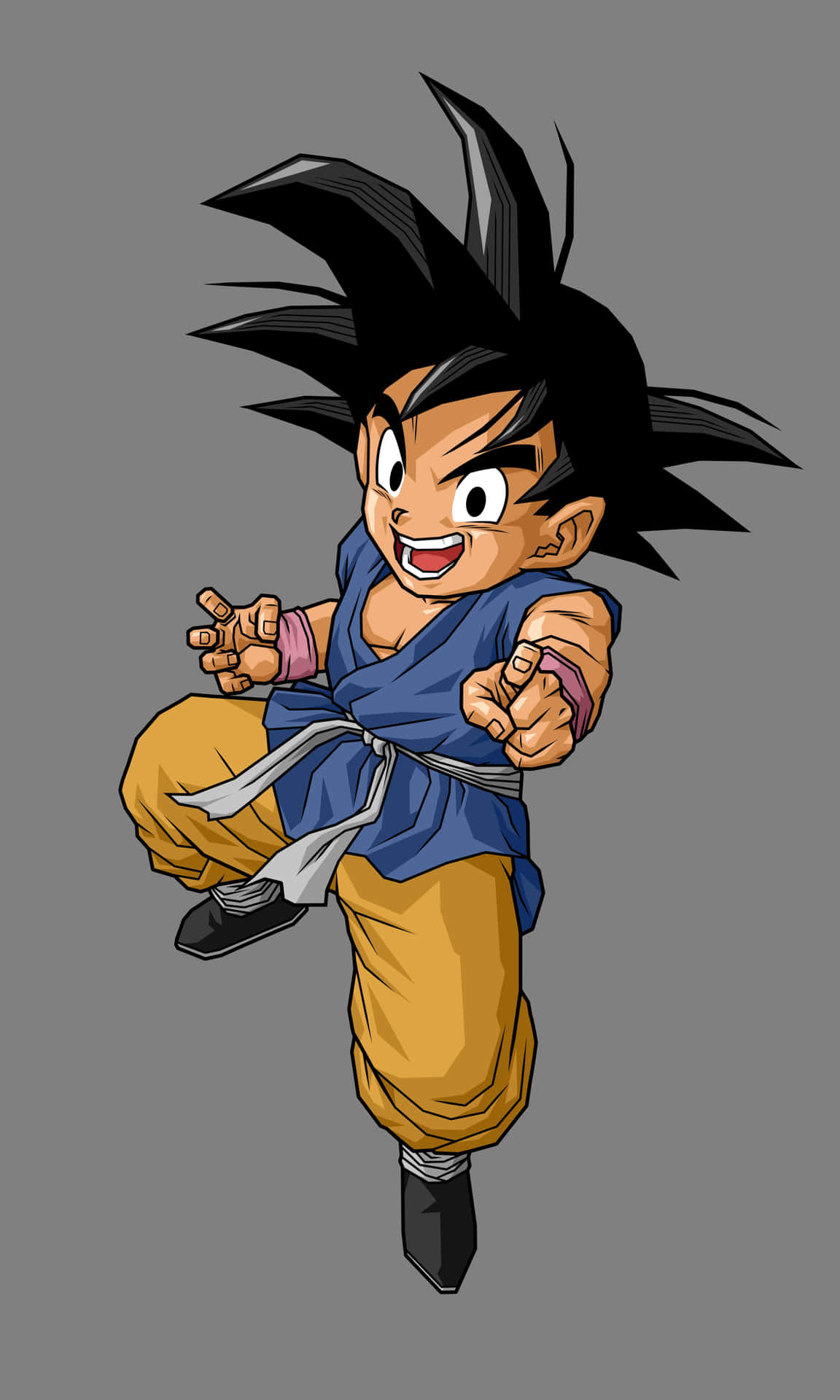 Super Saiyan 4 Goku sender kraftig energi-stråle. Wallpaper