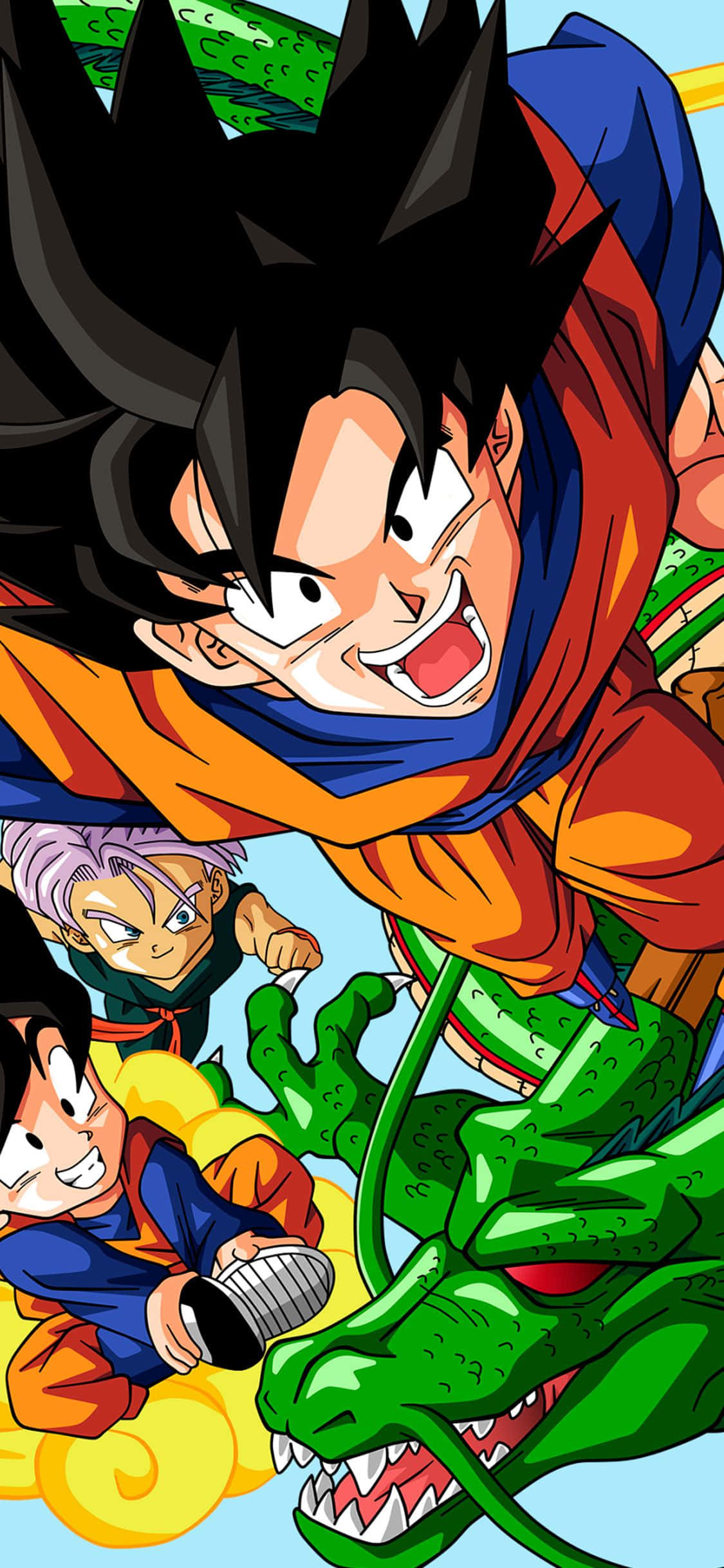 Download Get Ready For Exciting Dragon Ball Action On Your Iphone