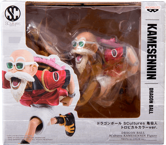 Dragon Ball Kamesennin Figure Packaging PNG