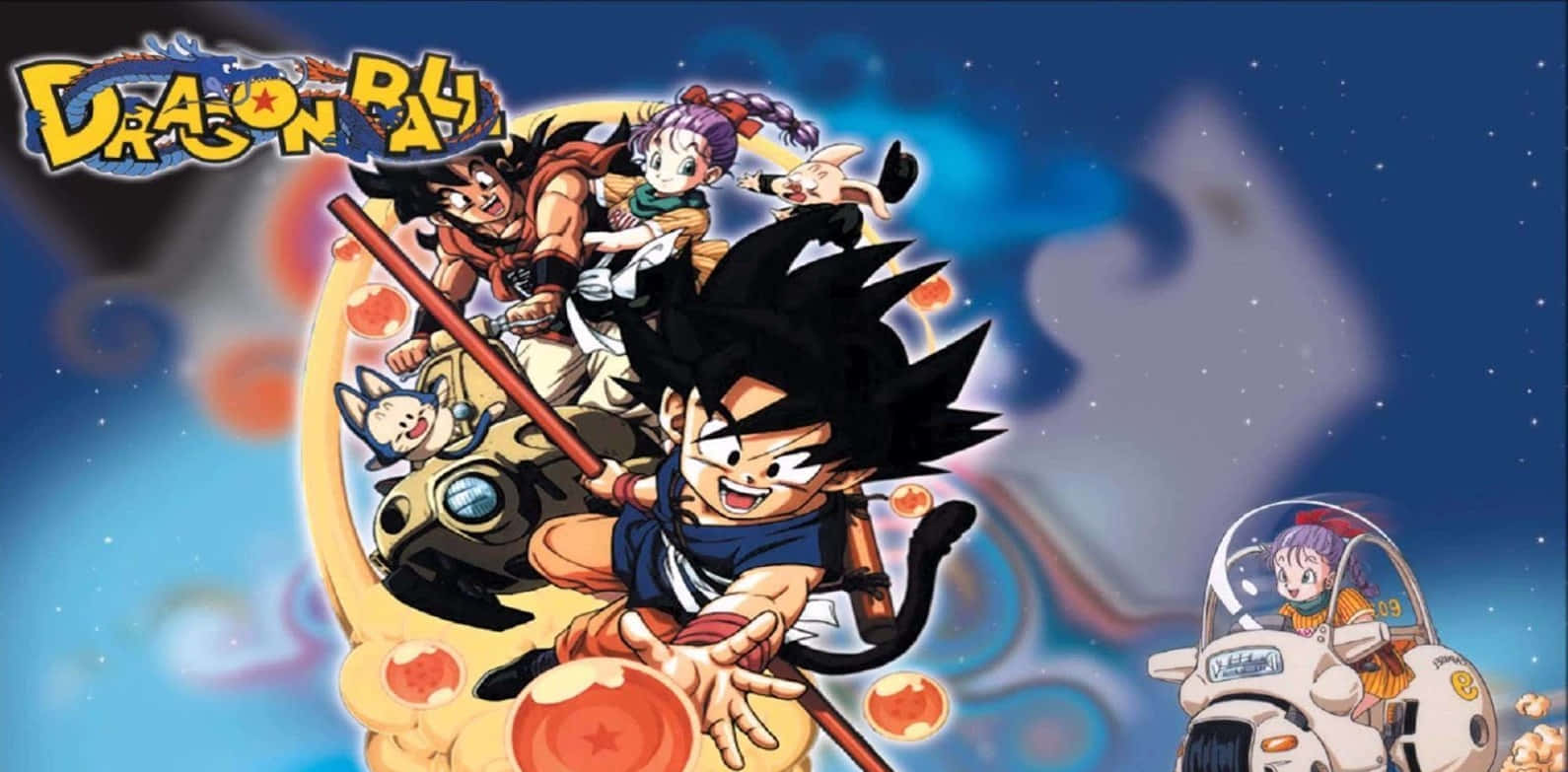 Celebrate the legacy of Dragon Ball movies Wallpaper