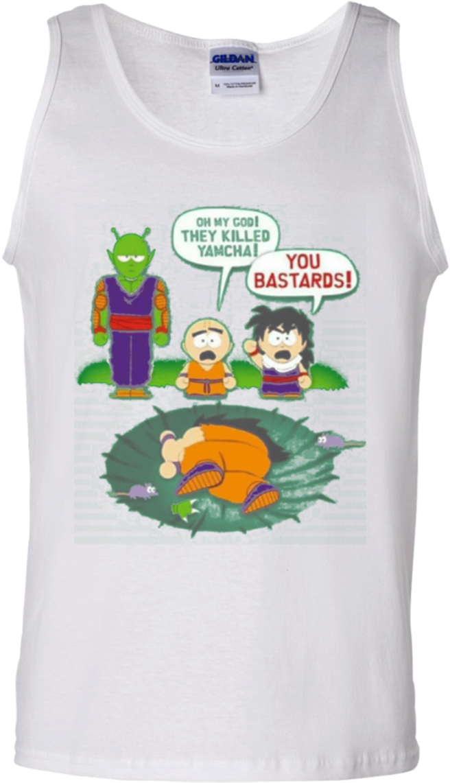 Dragon Ball South Park Crossover Tank Top PNG