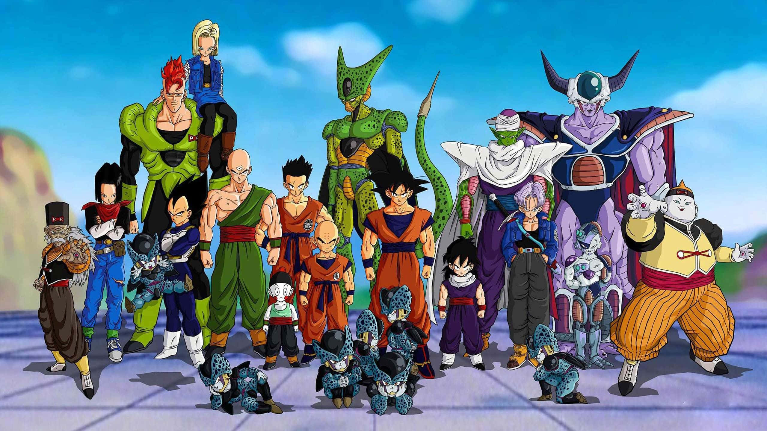 "The fighters of Dragon Ball Super stand together for a new chapter in heroic combat!"
