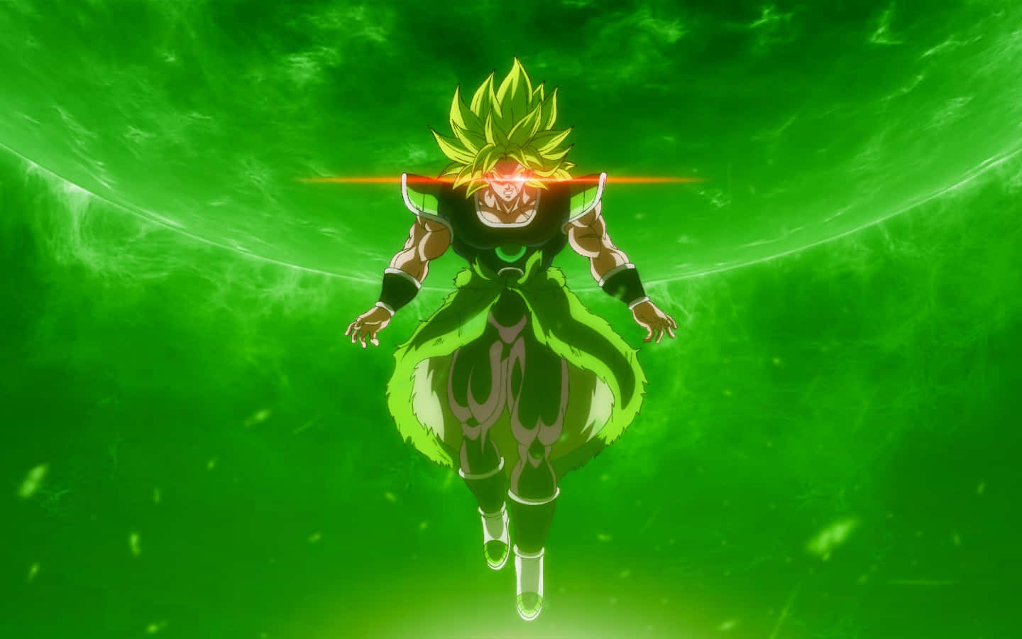 The full power of Broly in the new movie “Dragon Ball Super Broly”