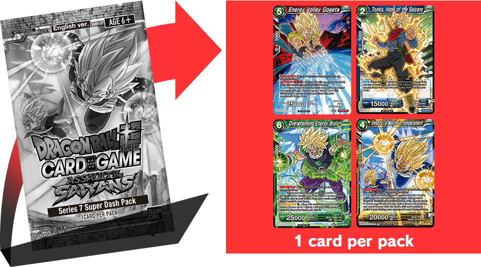 Dragon Ball Super Card Game Dash Pack Promotion PNG