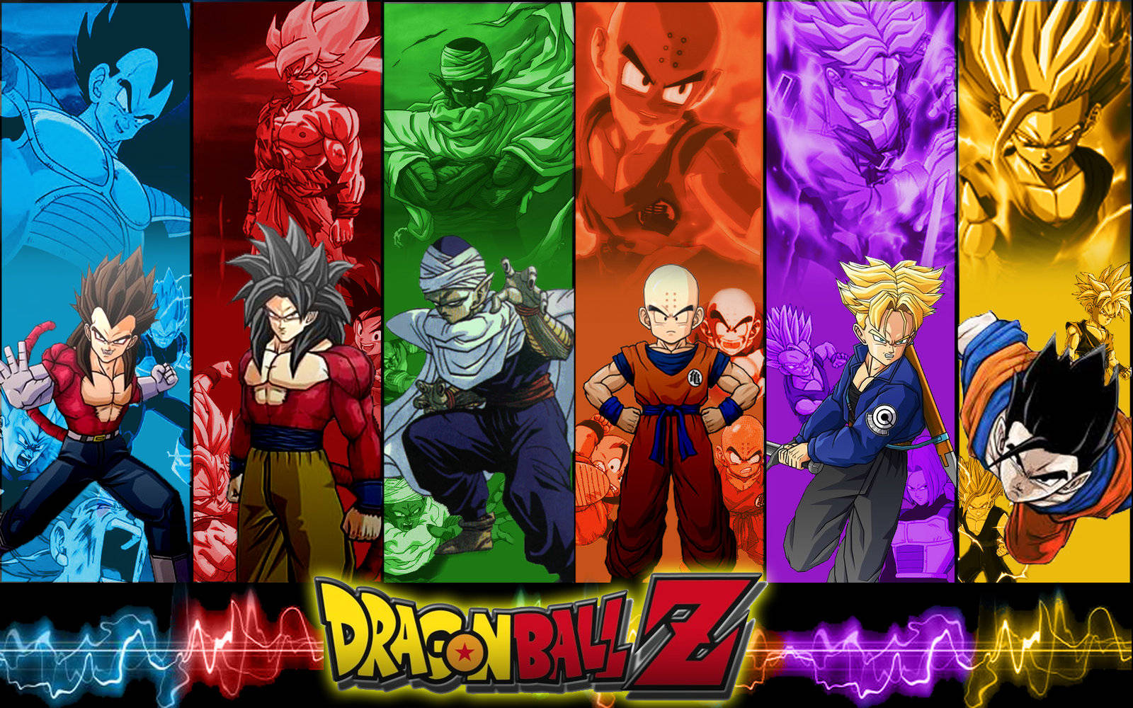The Epic Fight of Goku and Jiren from Dragon Ball Super Wallpaper