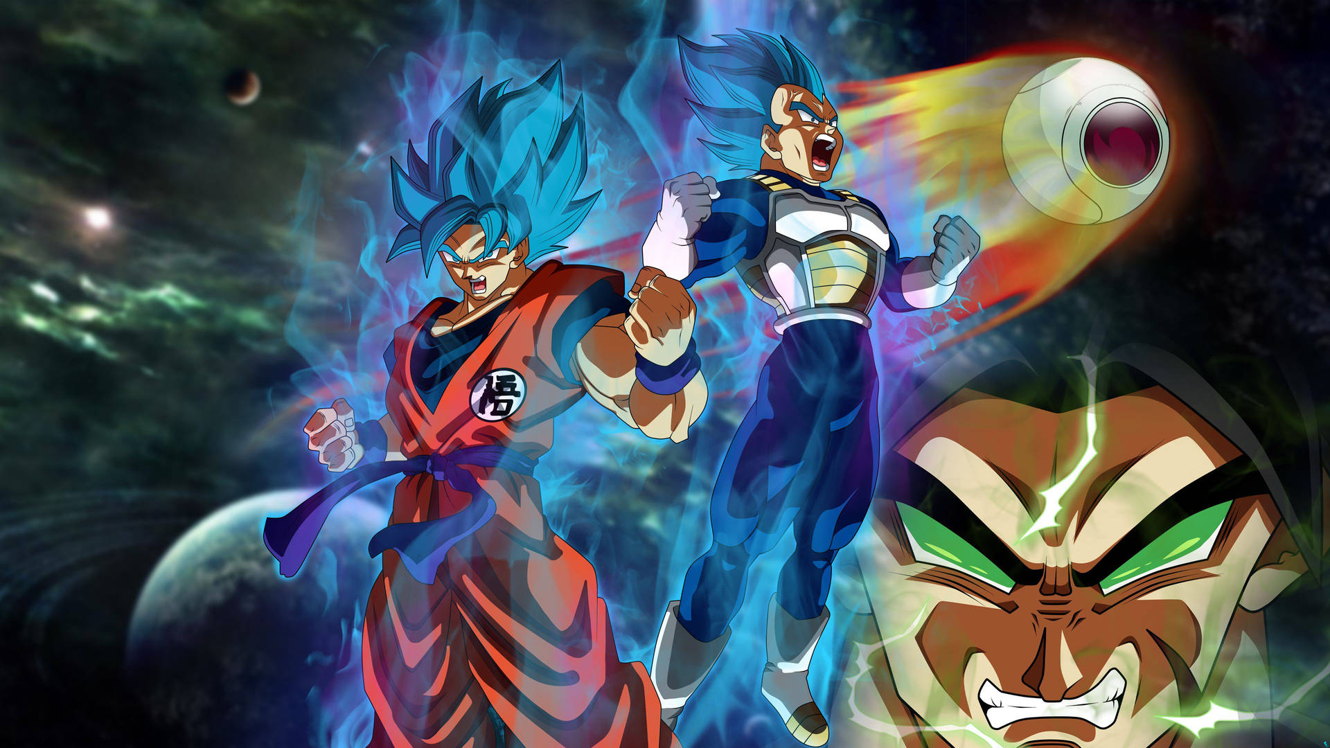 Dragon Ball Super Goku And Vegeta Background