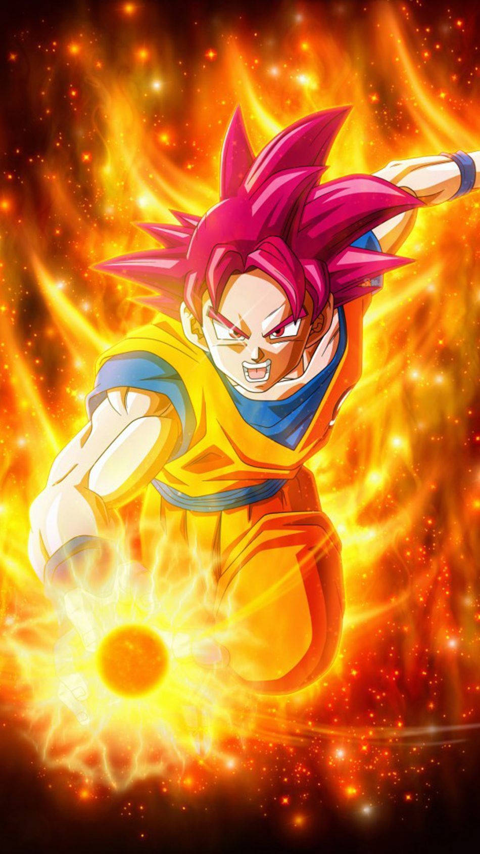 "Goku ready to fight in Dragon Ball Super" Wallpaper