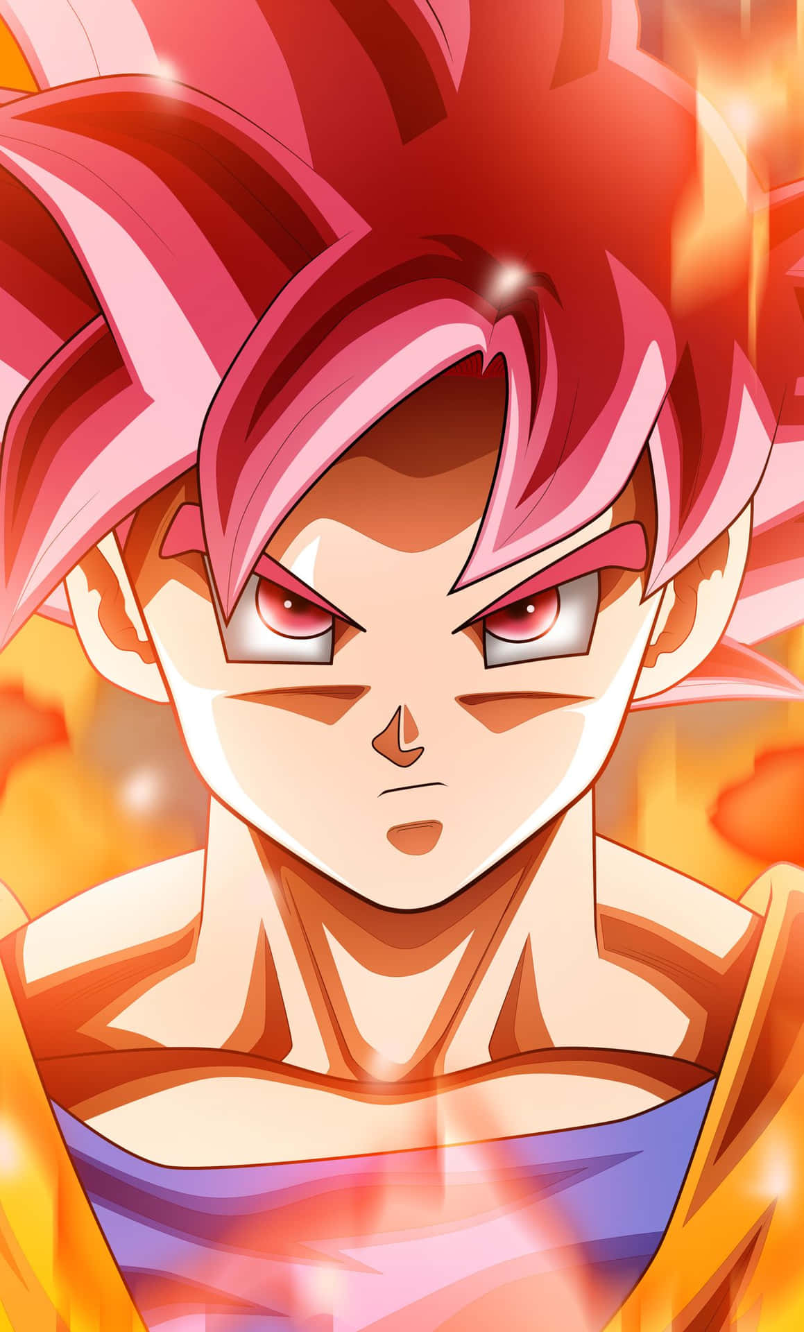 Fantasticosuper Saiyan Goku Dragon Ball Super Per Iphone. Sfondo