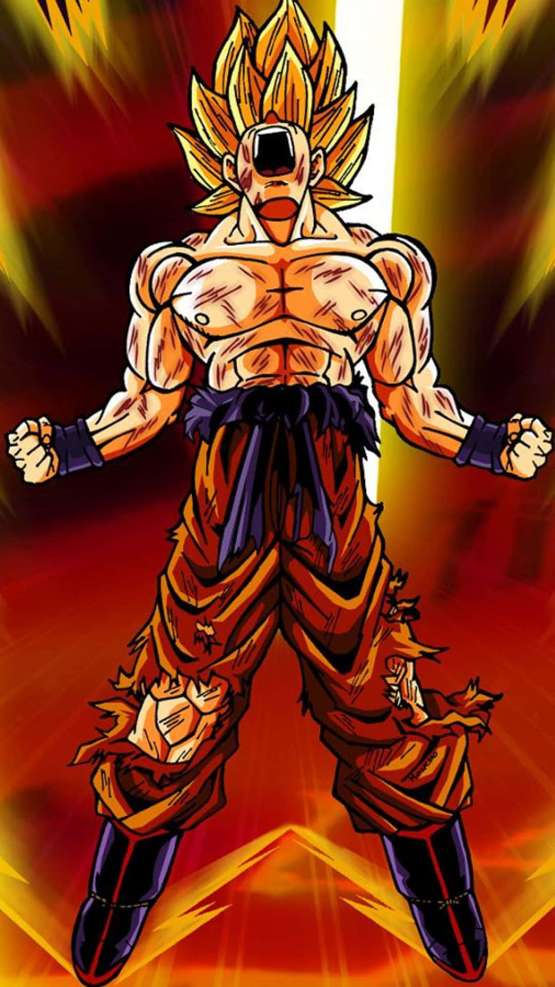 Super Saiyan Goku Dragon Ball Super iPhone Wallpaper