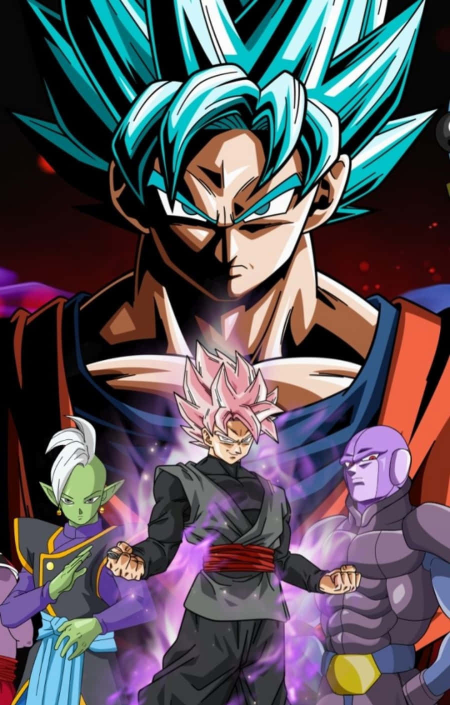 "Be thrilled with the awesome power-ups of Dragon Ball Super! Wallpaper