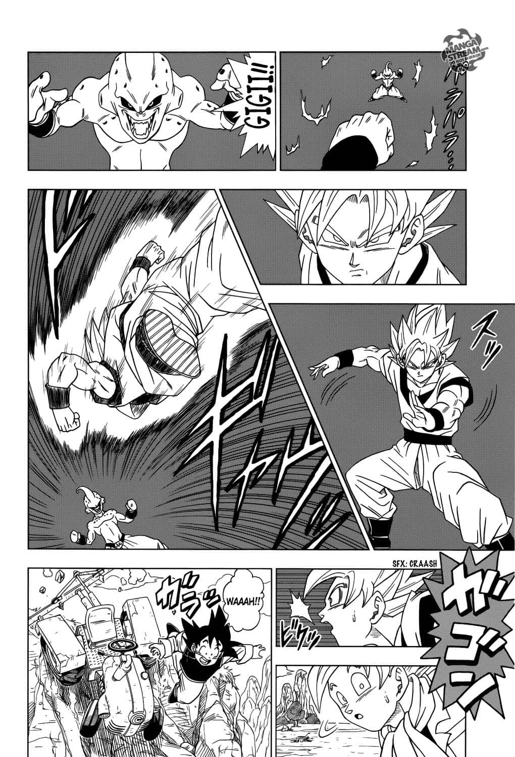 Mastering new levels of power with Vegeta and Goku in the Dragon Ball Super Manga! Wallpaper
