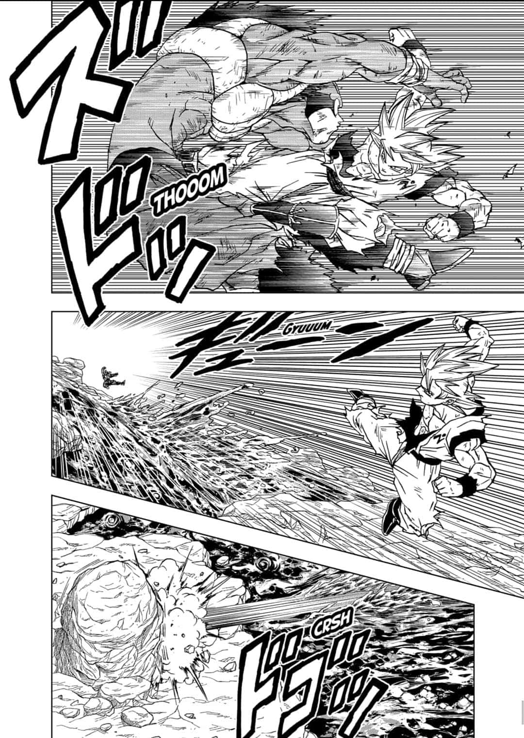 Goku&Vegeta join forces in Dragon Ball Super Manga Wallpaper