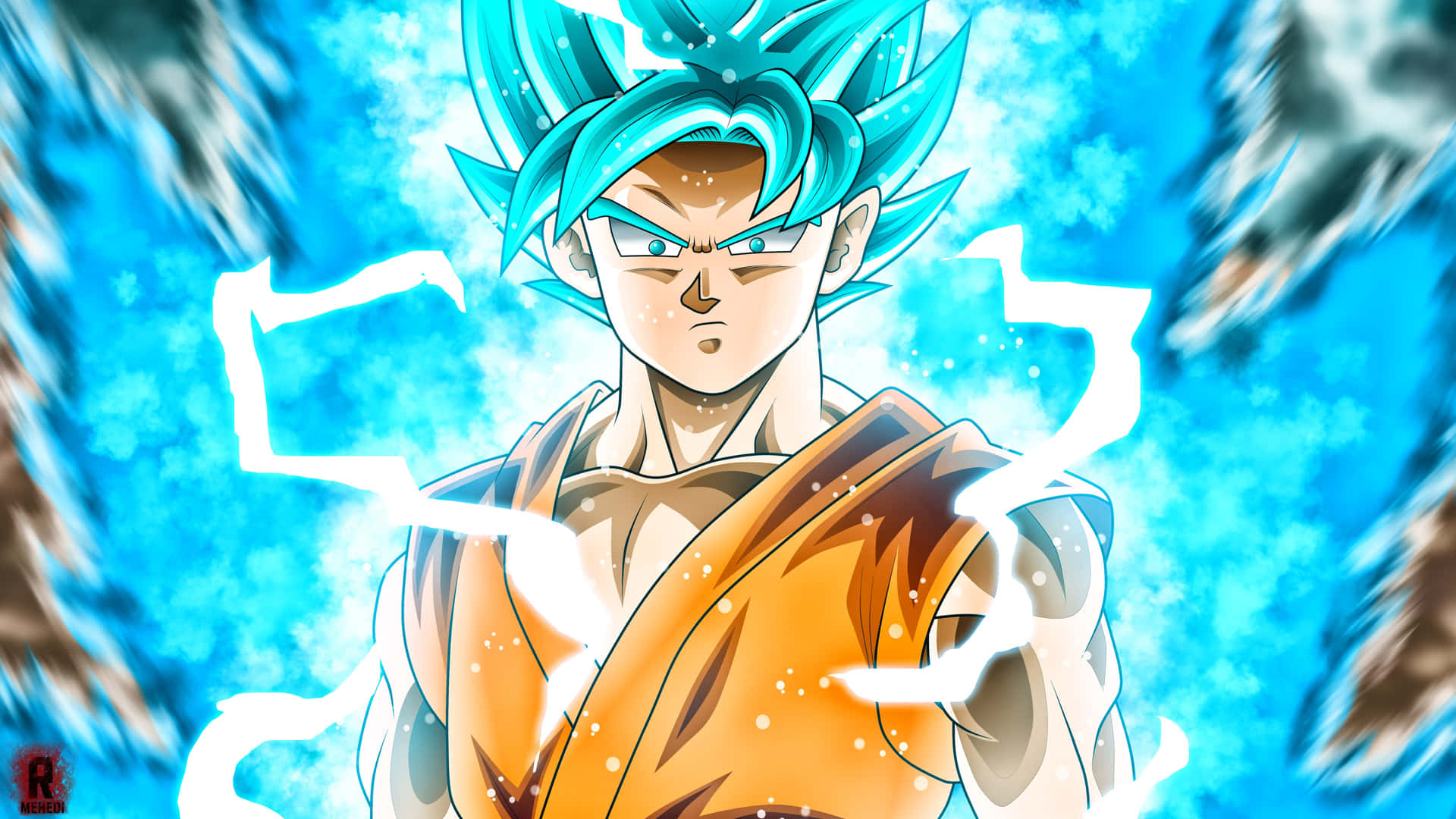 Goku Thunderbolts Dragon Ball Super Picture