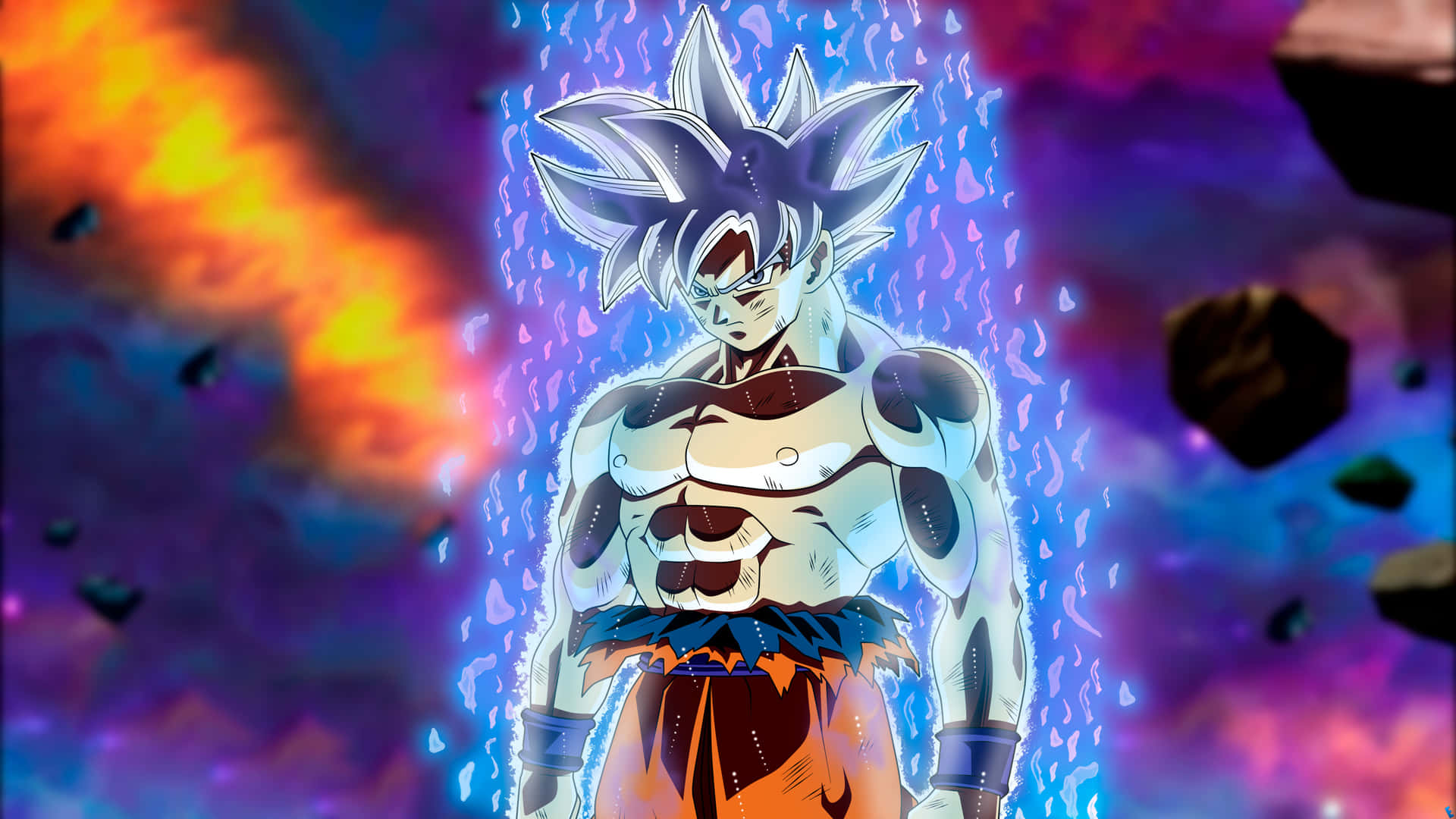 Immaginedi Goku In Super Saiyan Di Dragon Ball Super.