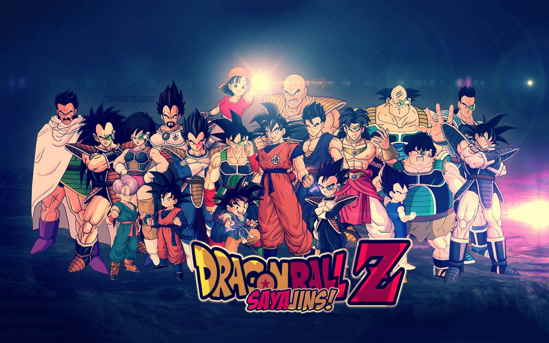 Dragon Ball Super Saiyans Background