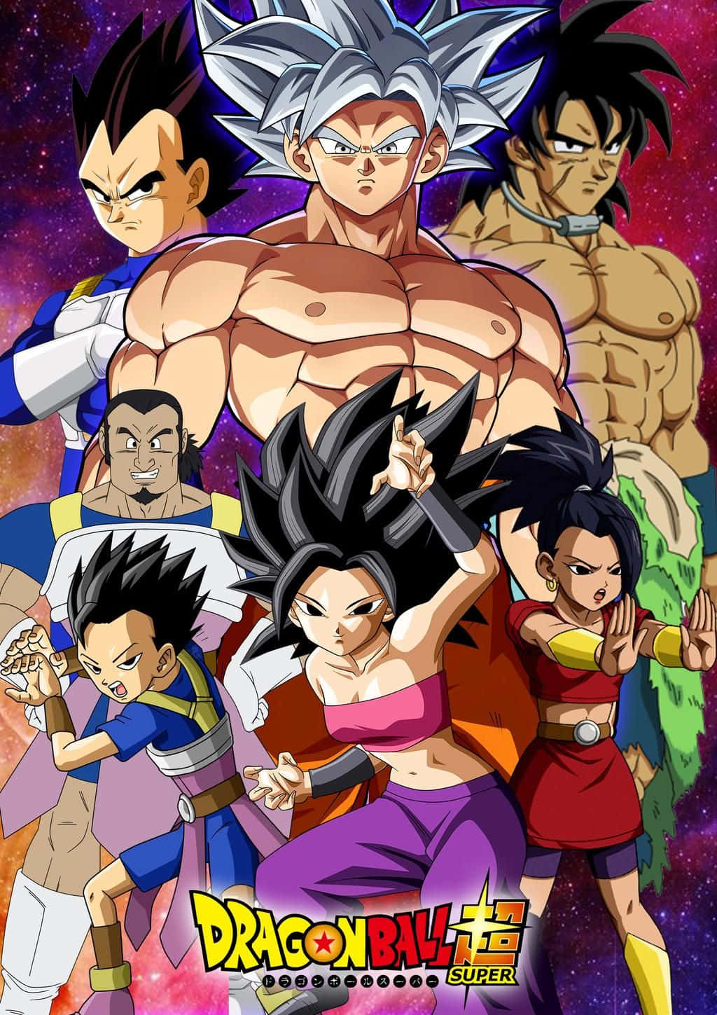 Dragon Ball Super Universe 6 Characters in Action Wallpaper