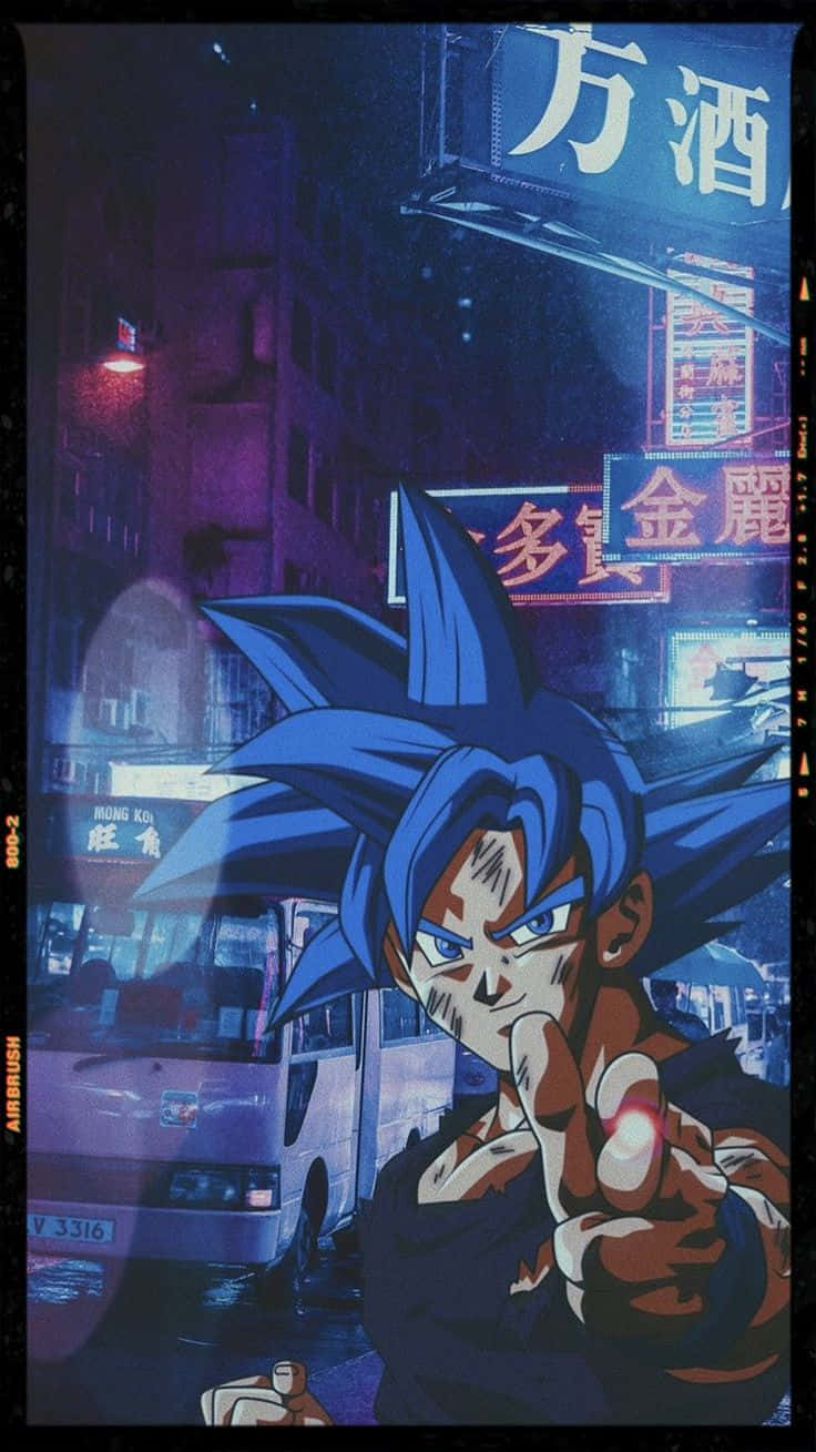 Dragon Ball Urban Night Goku Wallpaper