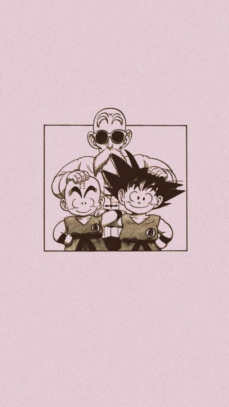 Dragon Ball Young Heroes Vintage Aesthetic Wallpaper
