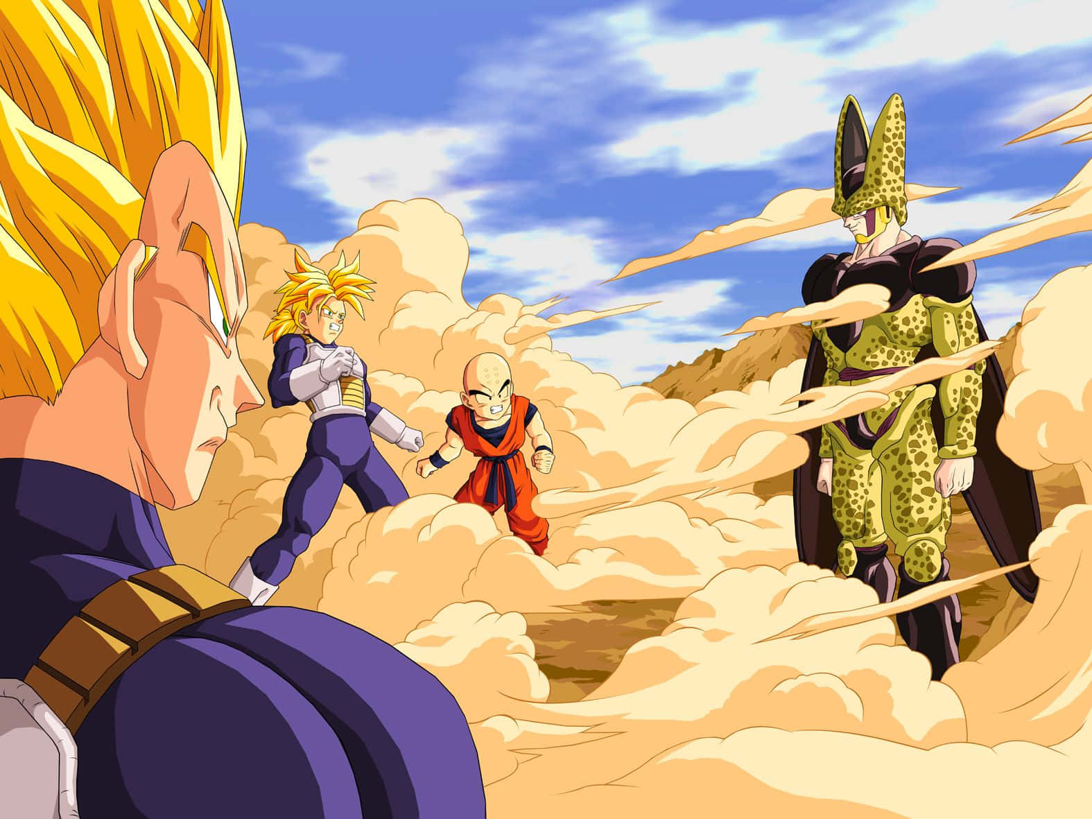 Caption: The Ultimate Showdown: Goku vs Vegeta in Dragon Ball Z