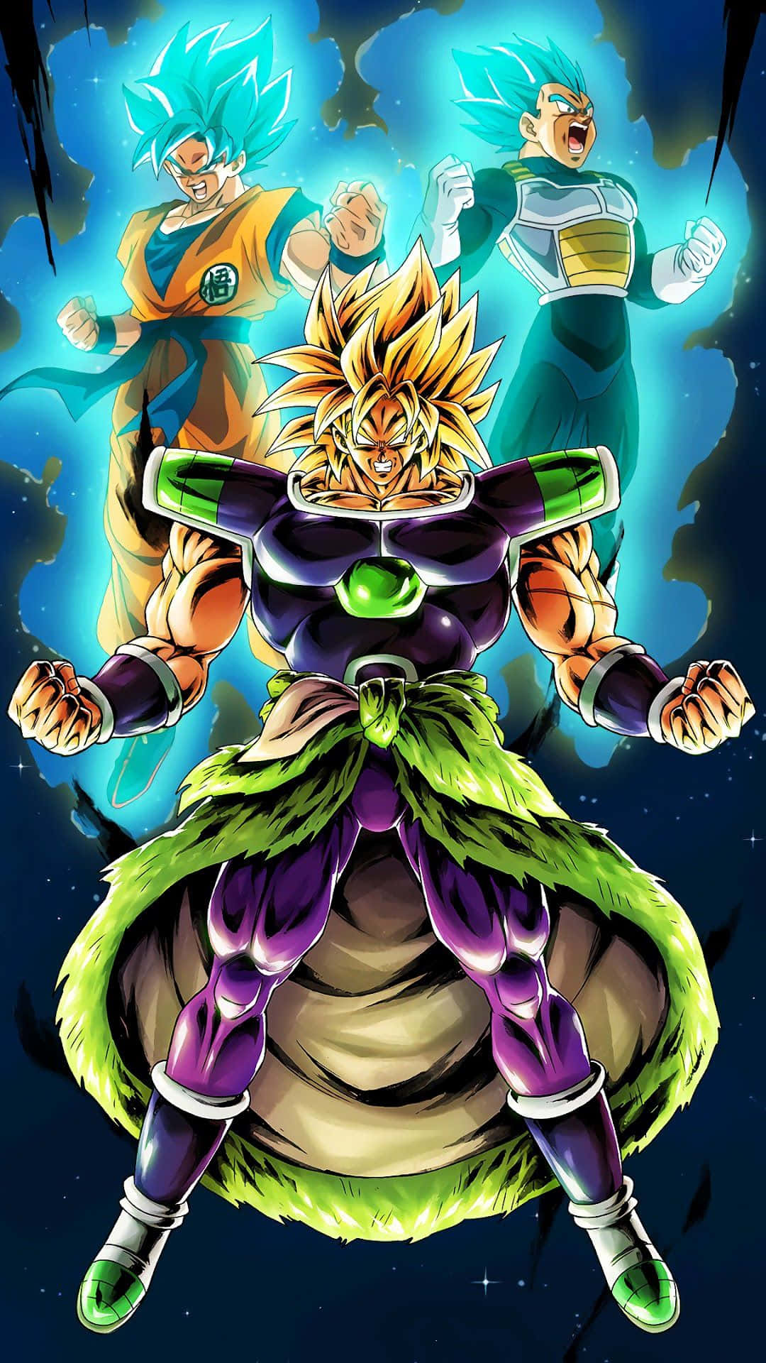 Experience the thrills of the incredible Broly in Dragon Ball Z Wallpaper