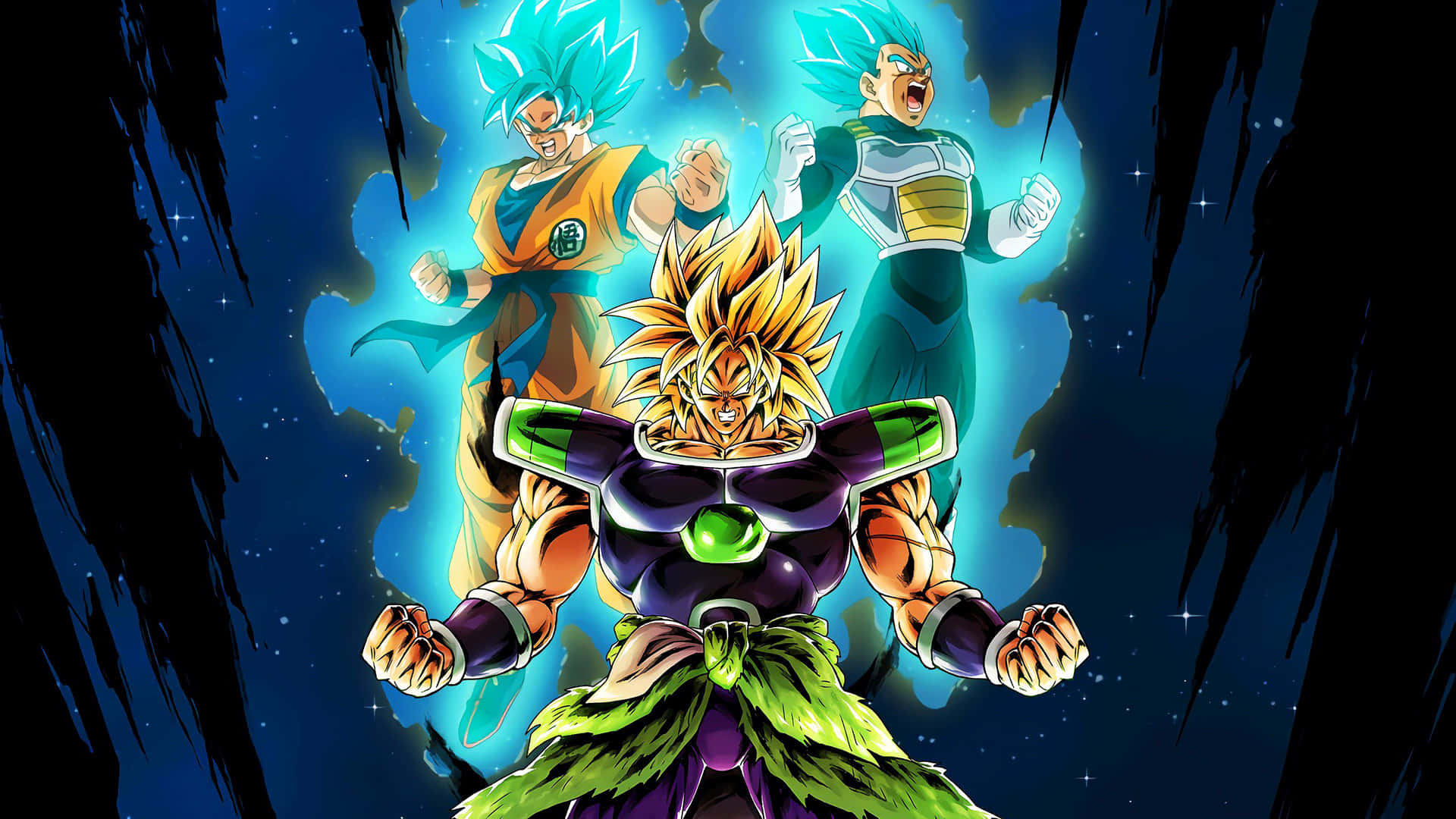 "Unleash your inner warrior and master the power of a Super Saiyan with Dragon Ball Z's Broly." Wallpaper