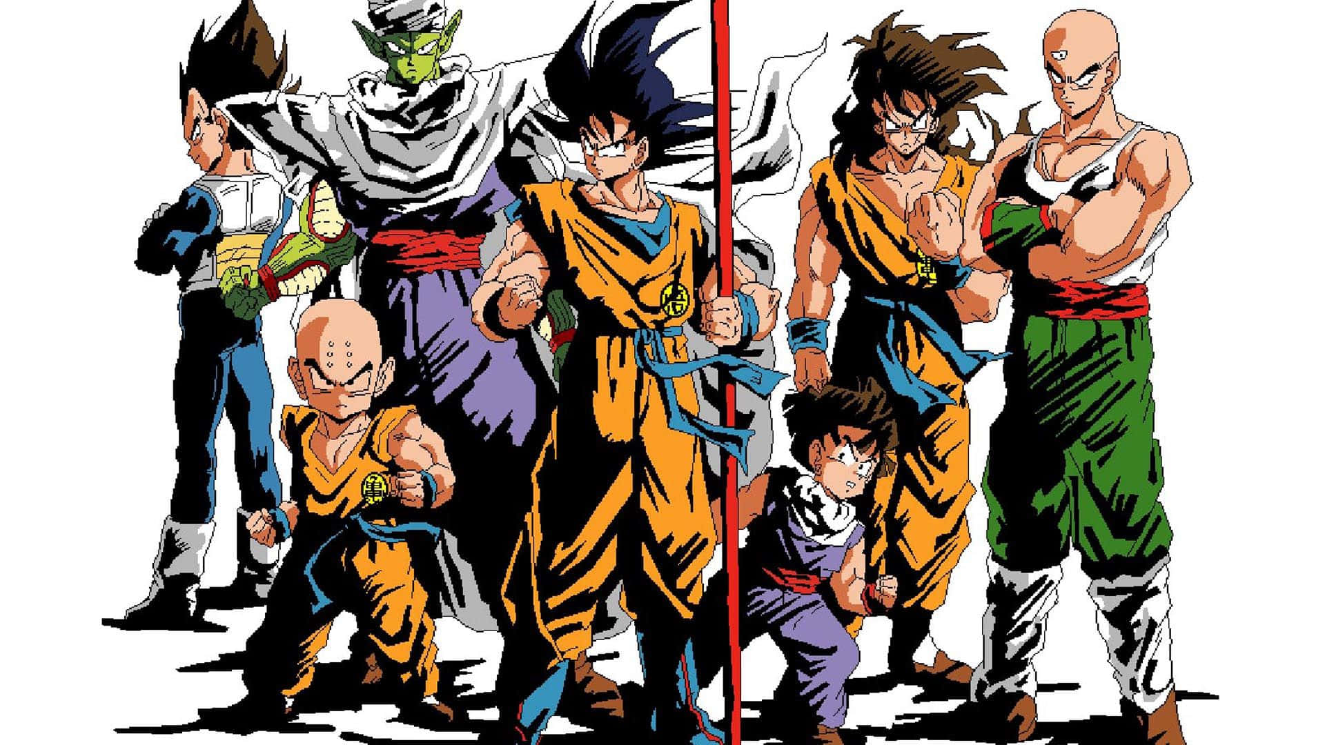 The Ultimate Dragon Ball Z Characters Lineup Wallpaper
