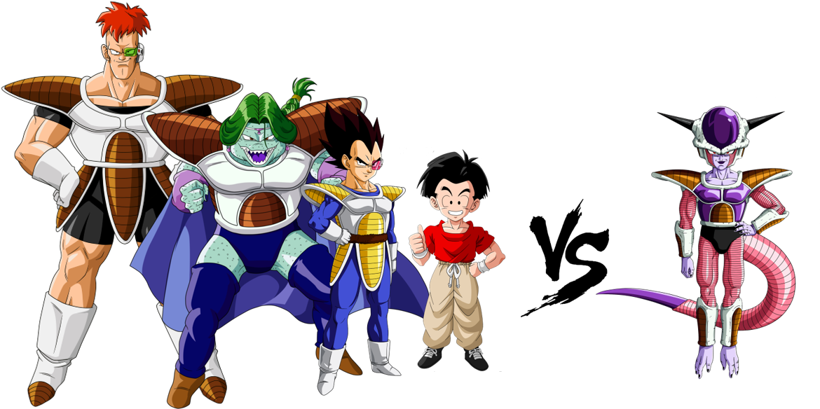 Dragon Ball Z Fighters Versus Frieza PNG