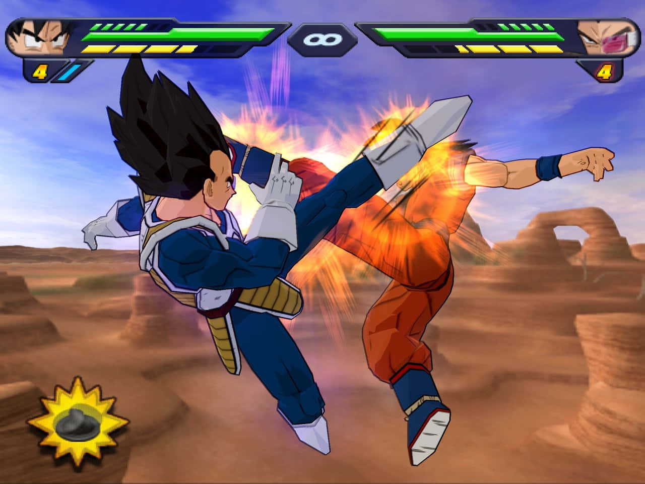 Prepare to fight like GoKU with DRAGON BALL Z GAMES Wallpaper