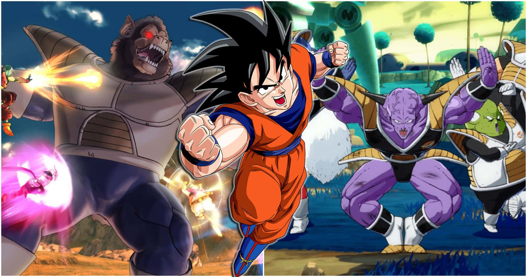 Play Your Favorite Dragon Ball Z Games Anytime, Anywhere! Wallpaper