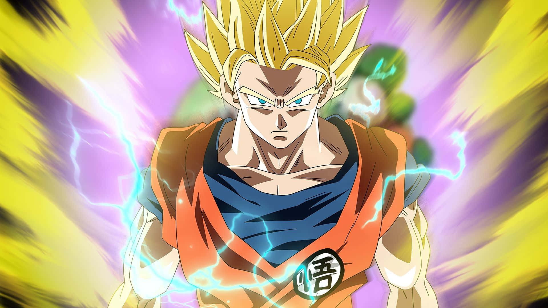 Dragonball Z: Goku Se Transforma En Super Saiyan 2 Fondo de pantalla