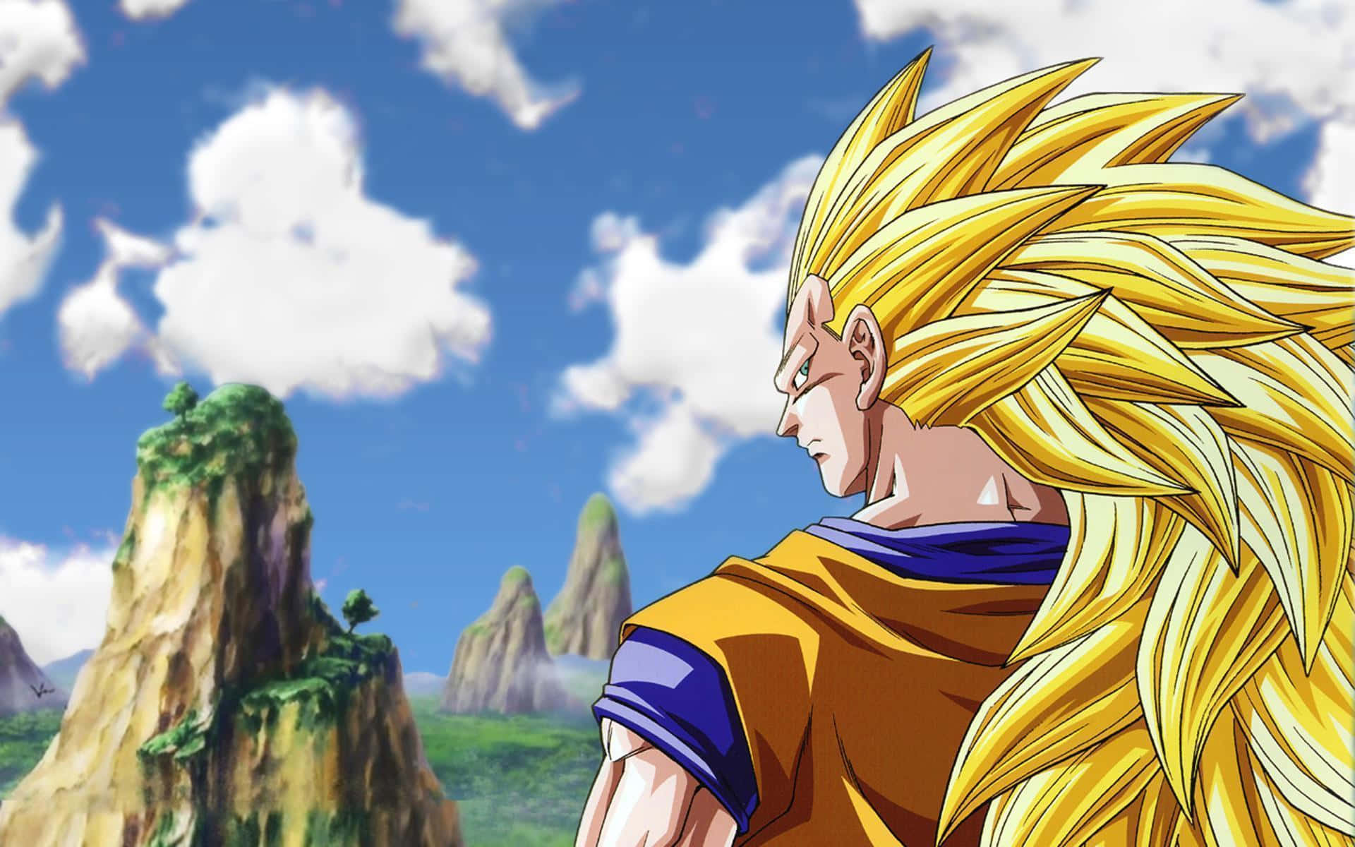 Lalegendaria Travesía De Son Goku Continúa En Dragon Ball Z Kai. Fondo de pantalla