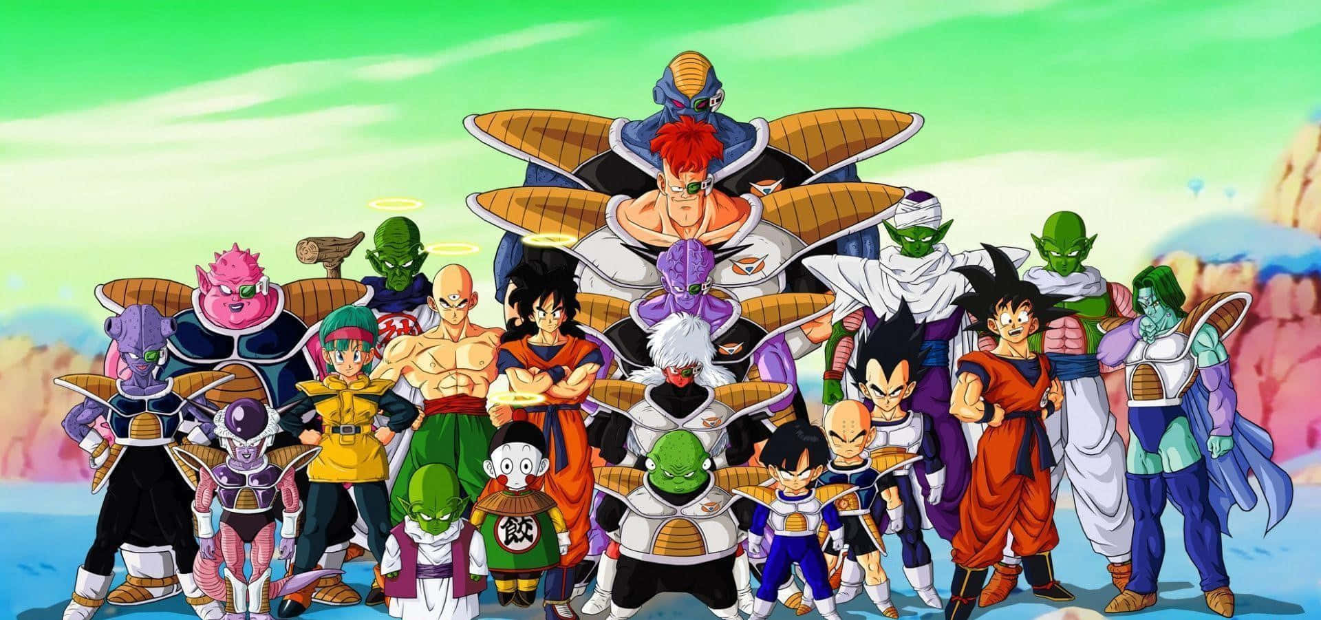Goku, the super saiyan superhero in Dragon Ball Z Kai Wallpaper