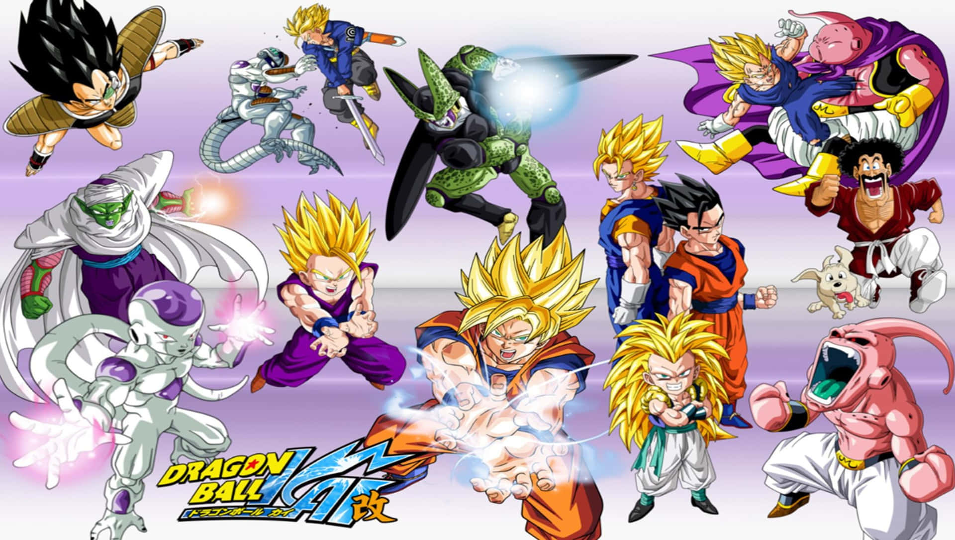Go beyond and fight for justice in the world of 'Dragon Ball Z Kai' Wallpaper