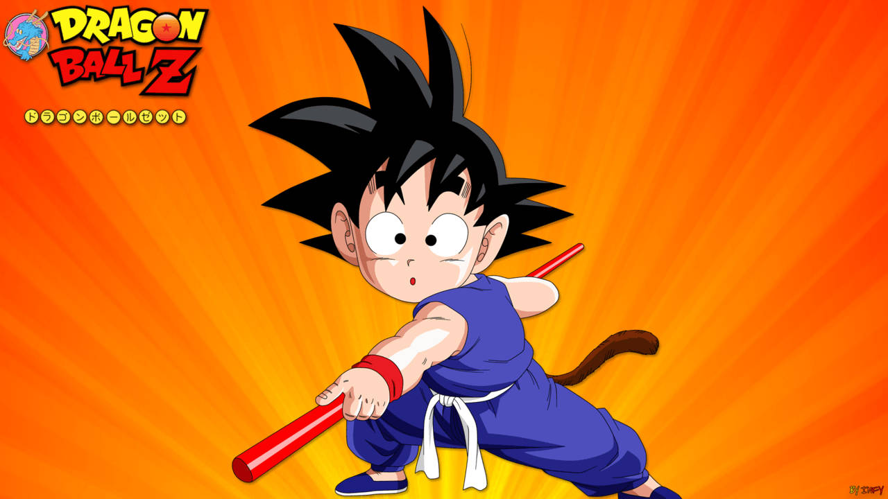 Kid Goku in the World of Dragon Ball Z Wallpaper