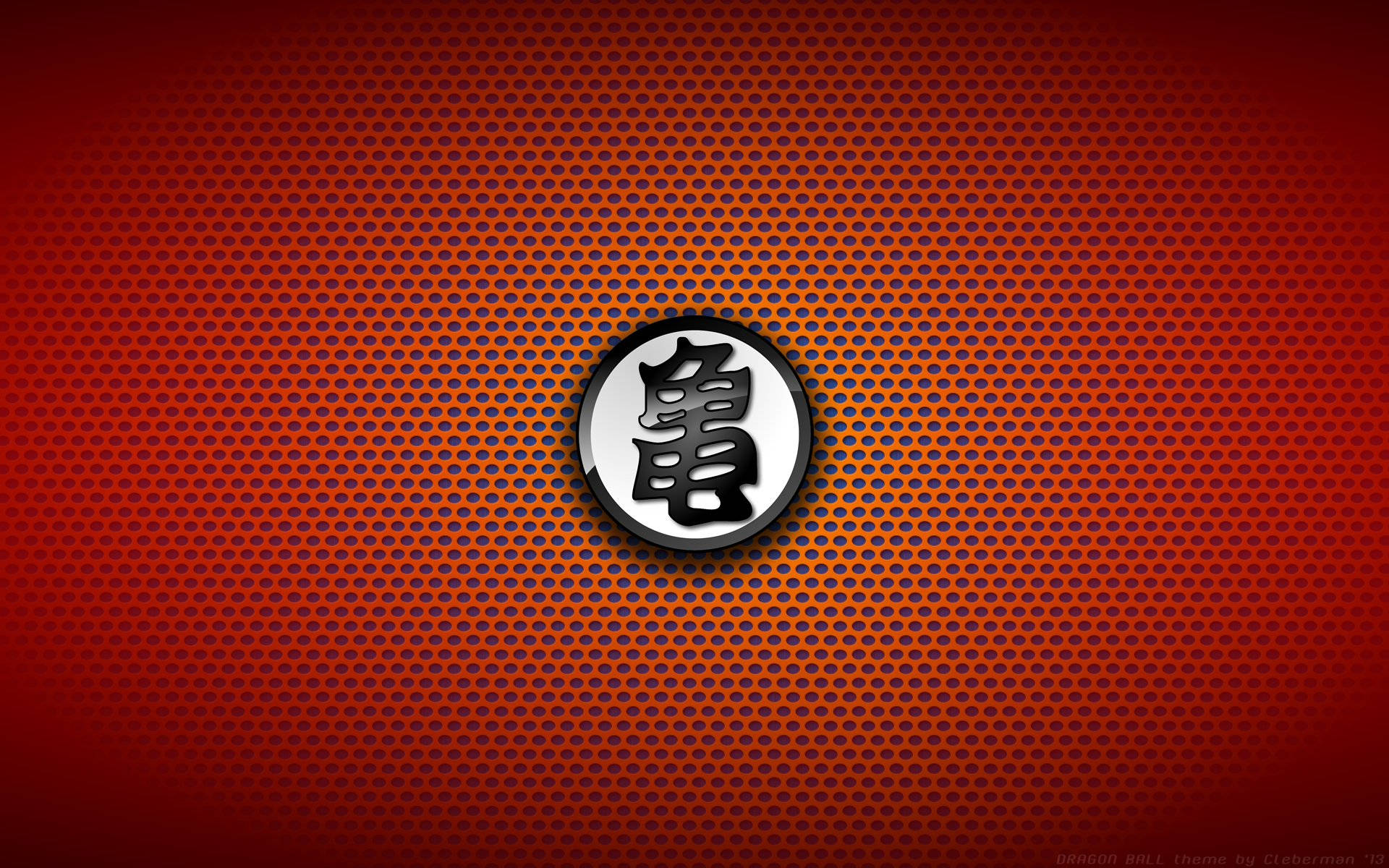 Detikoniska Dragon Ball Z-logotypen. Wallpaper