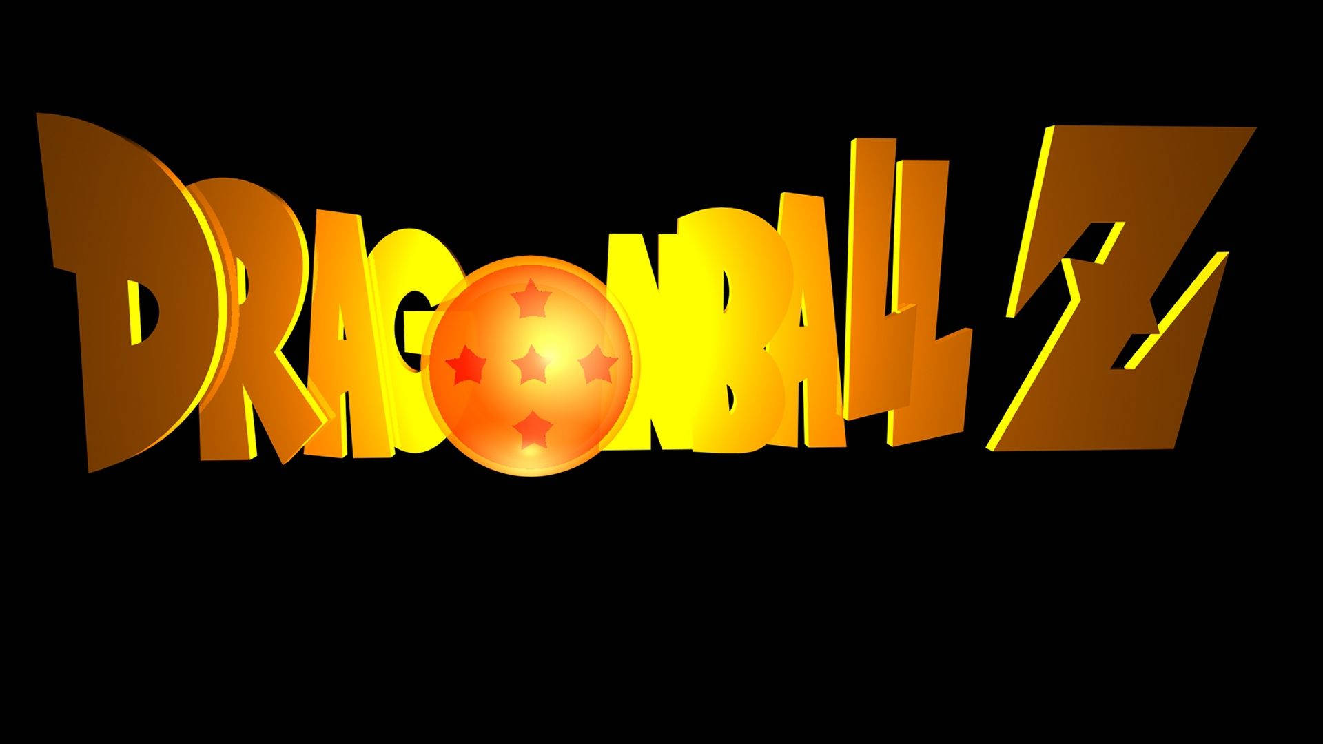 Dragon Ball Z Logo, et ikonisk symbol fra 90'erne Wallpaper